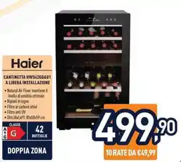 Unieuro Haier CANTINETTA HWS42GDAU1 A LIBERA INSTALLAZIONE offerta