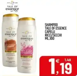 Ard Discount Shampoo tale of essence capelli ricci/secchi offerta