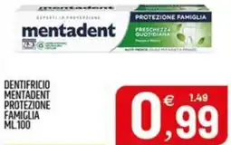 Ard Discount Dentifricio mentadent protezione famiglia offerta