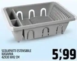 Ard Discount Scolapiatti estensibile kasaviva 42x30 xh12 cm offerta