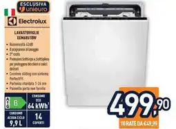 Unieuro Electrolux LAVASTOVIGLIE EEM68510W offerta