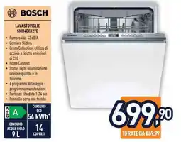 Unieuro BOSCH LAVASTOVIGLIE SMH4ECX27E offerta