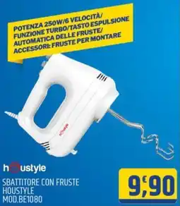 Ard Discount houstyle SBATTITORE CON FRUSTE HOUSTYLE MOD.BE1080 offerta