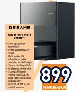 Unieuro Dreame aqua 10 ultra roller complete offerta