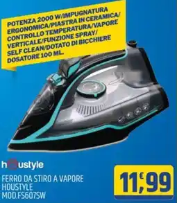 Ard Discount houstyle FERRO DA STIRO A VAPORE HOUSTYLE MOD.FS607SW offerta