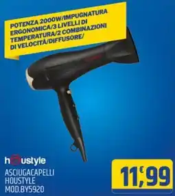 Ard Discount houstyle ASCIUGACAPELLI HOUSTYLE MOD.BY5920 offerta