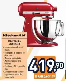 Unieuro KitchenAid ROBOT CUCINA 5KSM125EER offerta
