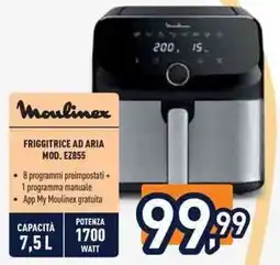 Unieuro Moulinex FRIGGITRICE AD ARIA MOD. EZ855 offerta