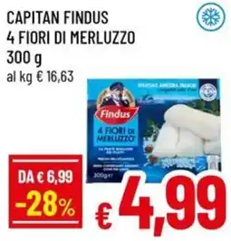 Famila Superstore Capitan findus 4 fiori di merluzzo offerta