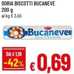 Famila Superstore Doria biscotti BUCANEVE offerta