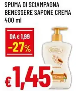 Famila Superstore Spuma di sciampagna benessere sapone crema offerta
