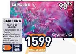 Unieuro SAMSUNG SMART TV LED UE98DU9070 offerta