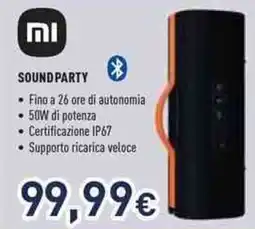 Unieuro Xiaomi sound party offerta