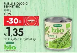 Bennet Piselli biologici BENNET BIO offerta