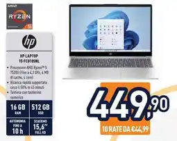 Unieuro HP LAPTOP 15-FC0105NL offerta