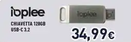 Unieuro Ioplee chiavetta 128GB usb-c 3.2 offerta