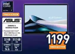 Unieuro ASUS ZENBOOK 14 UX3405CA-PZ462W offerta