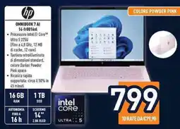 Unieuro hp OMNIBOOK 7 AI 14-fr0016nl offerta