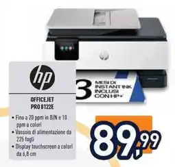Unieuro hp OFFICEJET PRO 8122E offerta