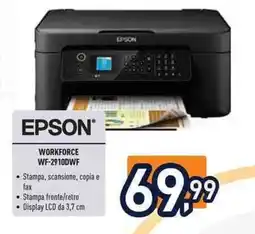 Unieuro EPSON WORKFORCE WF-2910DWF offerta