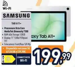 Unieuro SAMSUNG TAB A11+ offerta