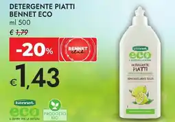 Bennet Detergente piatti BENNET ECO offerta