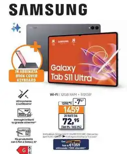 Unieuro SAMSUNG Galaxy Tab S11 Ultra offerta