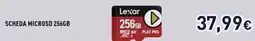 Unieuro Lexar scheda microsd 256GB offerta