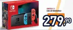 Unieuro Nintendo switch 1.1 con joy rosso/blu offerta