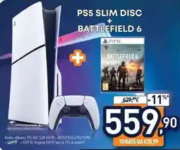 Unieuro PS5 slim disc + battlefield 6 offerta