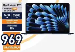 Unieuro MacBook Air 13" offerta