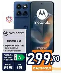 Unieuro motorola MOTO EDGE 60 5G offerta
