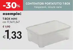 Bennet Contenitori portatutto t-box offerta