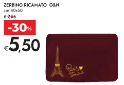 Bennet Zerbino ricamato o&n offerta