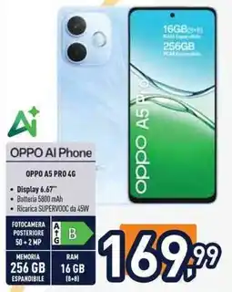 Unieuro OPPO A5 PRO 4G offerta