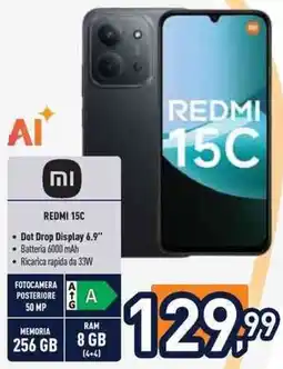 Unieuro Xiaomi REDMI 15C offerta