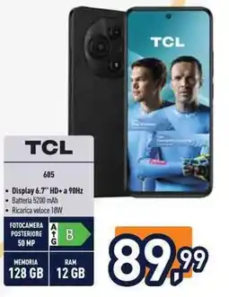 Unieuro TCL 605 offerta