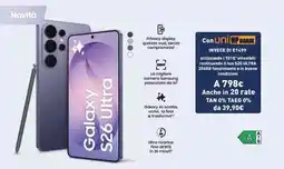 Unieuro SAMSUNG Galaxy S26 Ultra offerta