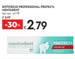 Bennet Dntifricio professional protect+ MENTADENT offerta