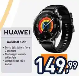 Unieuro Huawei watch GT5 46MM offerta