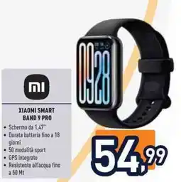 Unieuro Xiaomi smart band 9 pro offerta