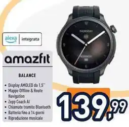 Unieuro Amazfit balance offerta