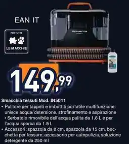 Unieuro Rowenta Smacchia tessuti Mod. IN5011 offerta