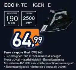 Unieuro Rowenta Ferro a vapore Mod. DW6340 offerta