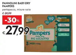 Bennet Pannolini baby-dry PAMPERS offerta