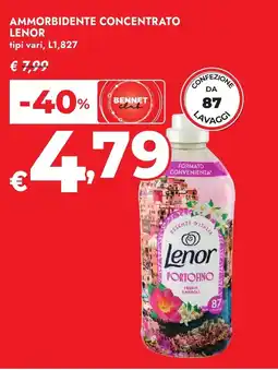 Bennet Ammorbidente concentrato LENOR offerta