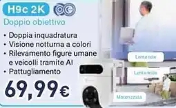 Unieuro EZVIZ H9c 2K OG Doppio obiettivo offerta