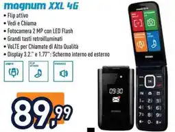 Unieuro Brondi chi parla magnum xxl 4G offerta