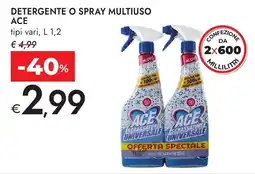 Bennet Detergente o spray multiuso ACE offerta