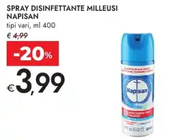 Bennet Spray disinfettante milleusi NAPISAN offerta